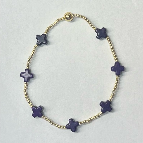 Gold beaded bracelets - Picture 4 of 14